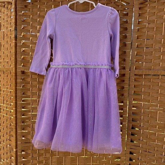 Toddler Girl 5T (1 is XS 4/5) Winter Dress Bundle Green / Pink / Purple - Picture 9 of 14